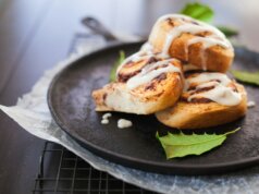 cinnamon bread on skillet